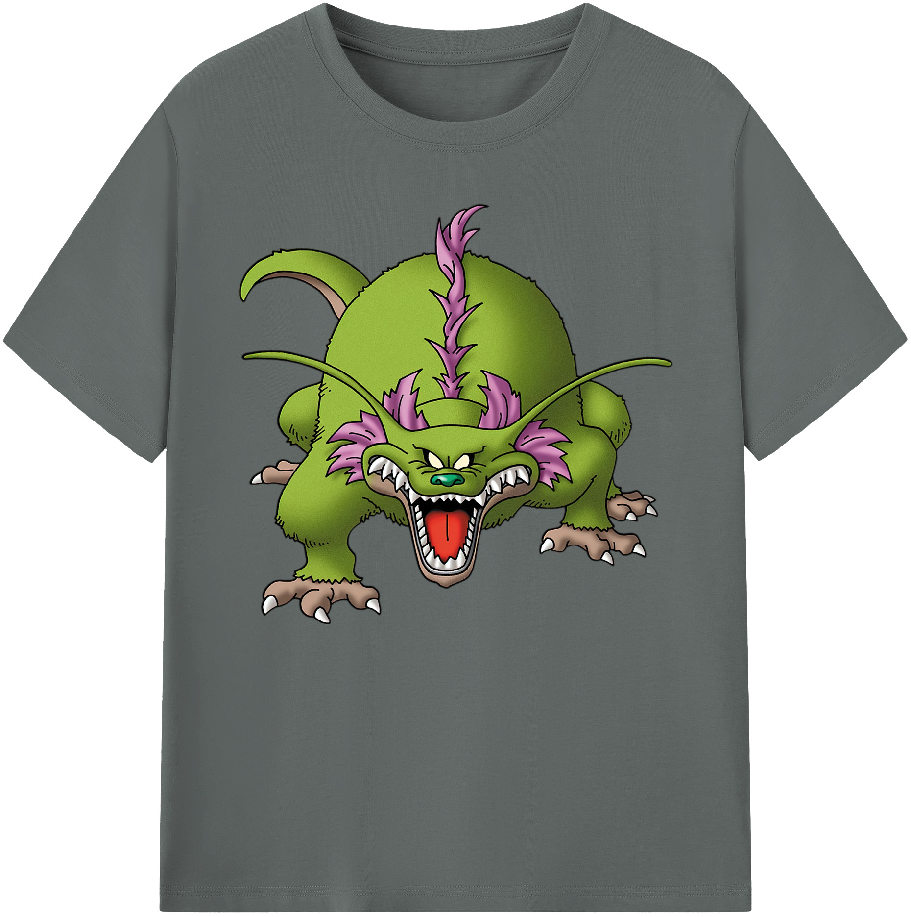 （画像用） ドラゴンクエスト Doragon Kuesuto Dragon Quest 綿100％ メンズ半袖Tシャツ｜肌触りやわらか＆通気性